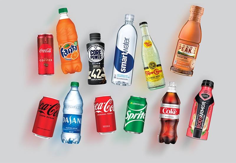 Photos of Coca Cola Company Brands