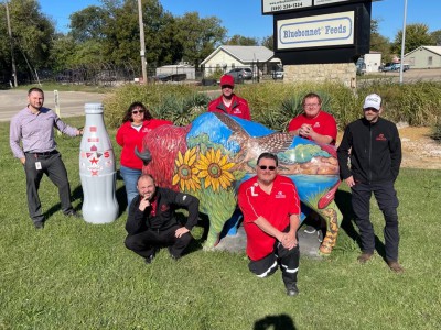Ardmore heroes outside the Hardy Murphy Coliseum in Ardmore, Oklahoma on Nov. 1, 2021. Built in 1937, the coliseum hosts an average of 48 events a year spanning from rodeos to livestock shows.
